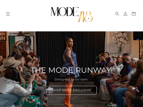 Mode718 homepage screenshot