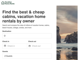 'vacationhomerents.com' screenshot