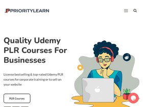 'prioritylearn.com' screenshot