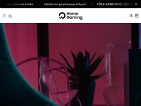 Home Gaming website screenshot