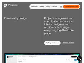 'programa.design' screenshot