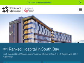 'torrancememorial.org' screenshot