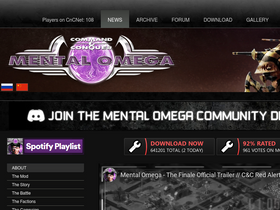 'mentalomega.com' screenshot