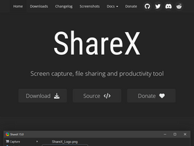 'getsharex.com' screenshot