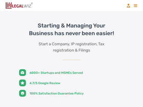 'legalwiz.in' screenshot