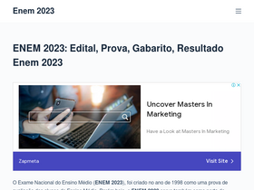 'enem2023.org' screenshot