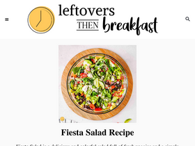'leftoversthenbreakfast.com' screenshot