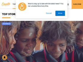 'eternitynews.com.au' screenshot