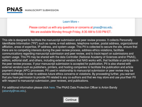 'pnascentral.org' screenshot