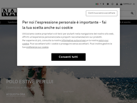 'napapijri.it' screenshot