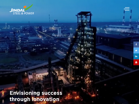 'jindalsteelpower.com' screenshot
