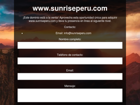 sunriseperu.com