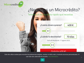 'microcreditos24.es' screenshot