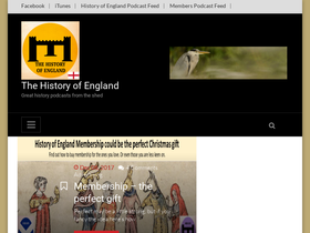 'thehistoryofengland.co.uk' screenshot