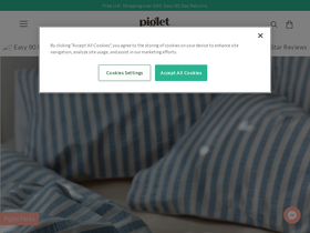 'pigletinbed.com' screenshot