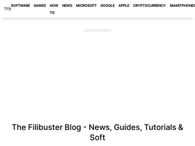 'thefilibusterblog.com' screenshot