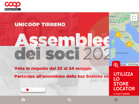 'unicooptirreno.it' screenshot