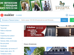 'makler.md' screenshot