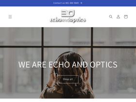 Echoandoptics homepage screenshot