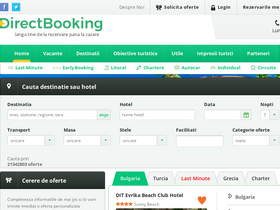 'directbooking.ro' screenshot