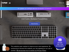 'caldigit.com' screenshot