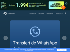 'fonedog.fr' screenshot