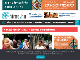'hiros.hu' screenshot