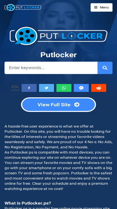 Putlockers hot sale best stream