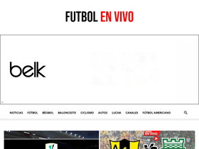 'futbolenvivo.com.co' screenshot