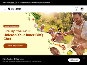 'sidechef.com' screenshot
