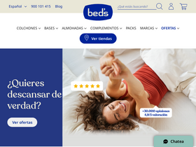 'beds.es' screenshot