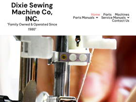 'dixiesewing.com' screenshot