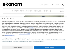 'ekonom.cz' screenshot