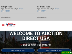 'auctiondirectusa.com' screenshot