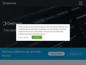 'debtwire.com' screenshot