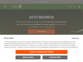 'royalqueenseeds.com' screenshot