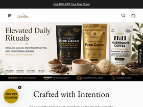 ohmcacao.com homepage screenshot