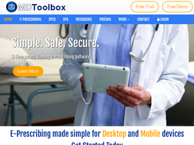 'mdtoolbox.com' screenshot