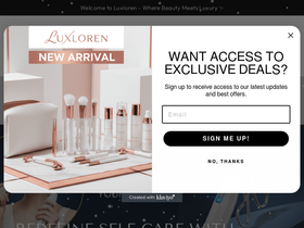 Luxloren website screenshot