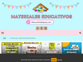 'miescuelitadeapoyo.com' screenshot