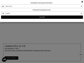 'fragonard.com' screenshot