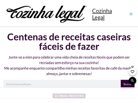 'cozinhalegal.com.br' screenshot