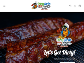 dirtybirdsbbqsupply.com homepage screenshot