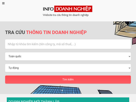 'infodoanhnghiep.com' screenshot