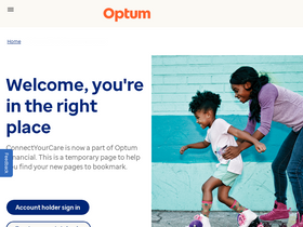 'connectyourcare.com' screenshot