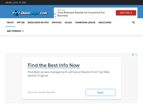 'diariomejor.com' screenshot