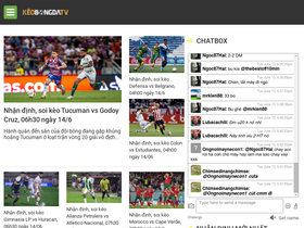 'keobongdatv.net' screenshot