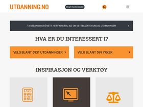 'utdanning.no' screenshot