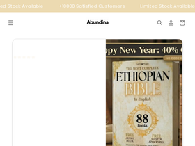 abundina.com homepage screenshot