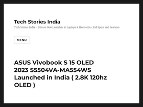 'techstoriesindia.in' screenshot